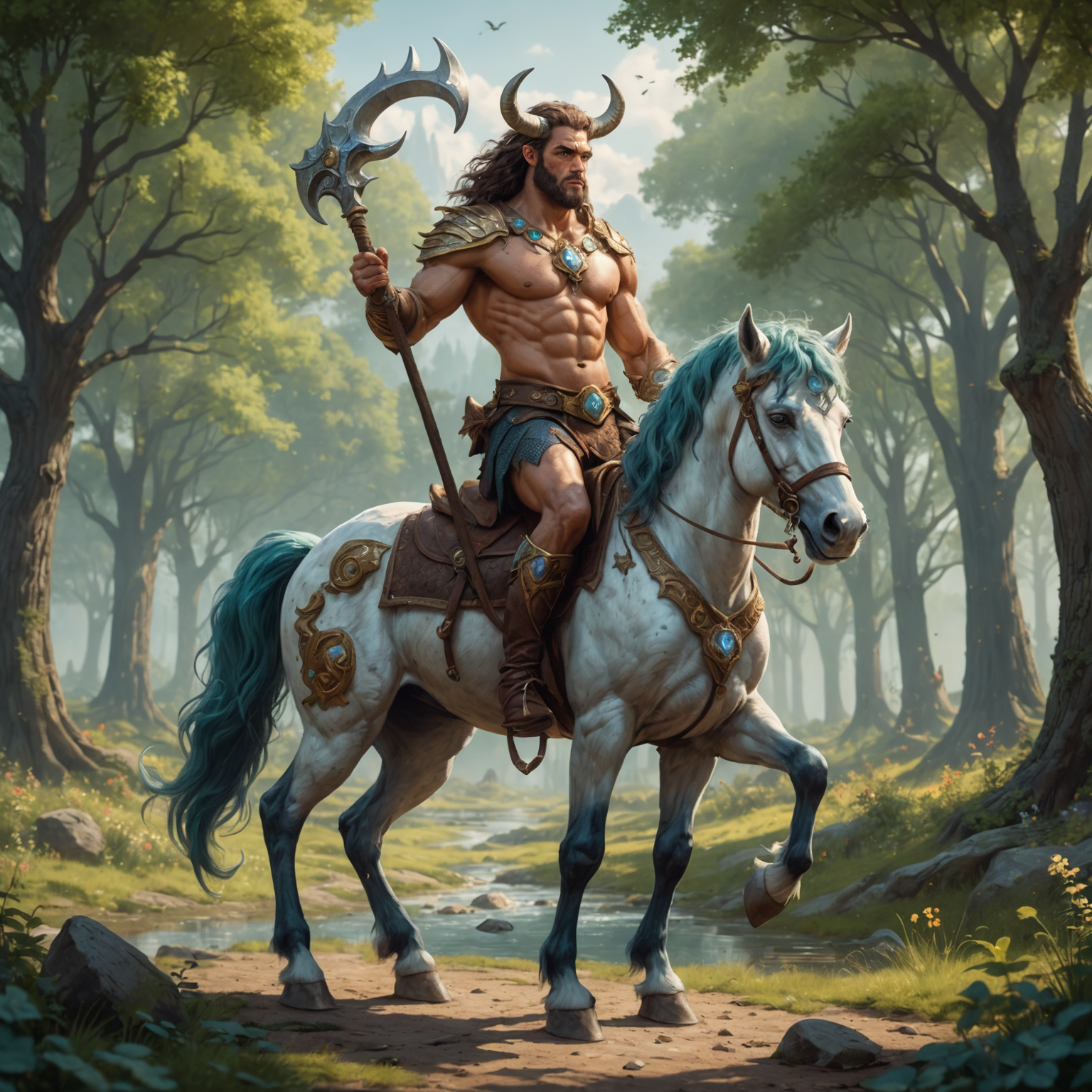 The Centaur's Quest for Laughter